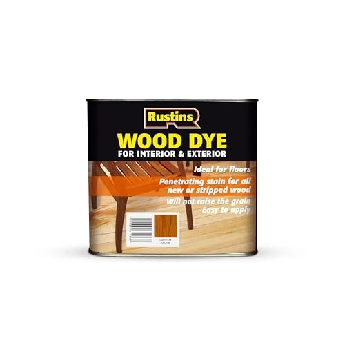 Rustins Wood Dye 2.5L Light Teak