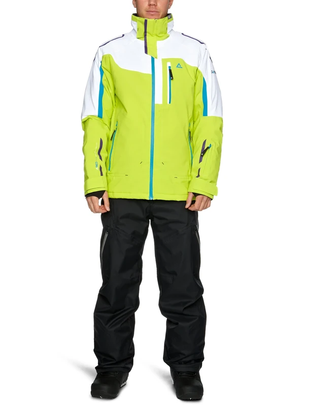Dare 2b Men's Intrepid Ski Jacket - Lime Zest/White, Large