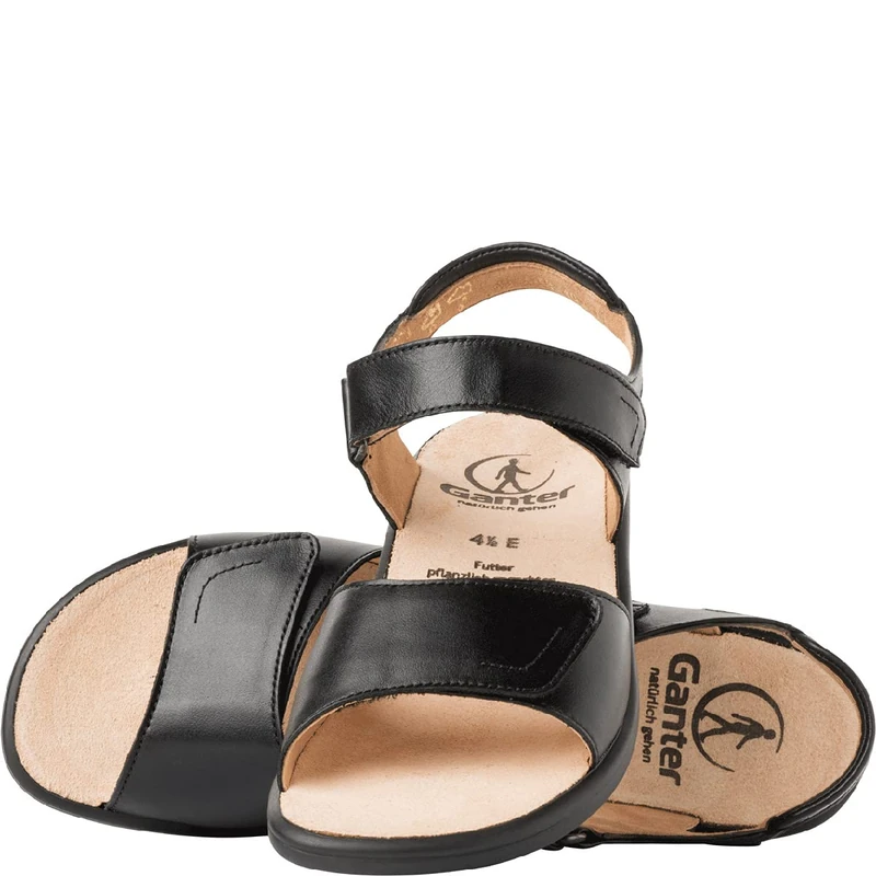 Ganter SONNICA 2028570100 Womens Sandal, Black - Schwarz (Schwarz0100), 5 UK