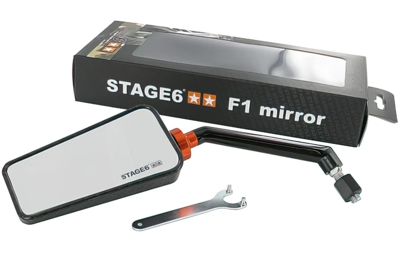 STAGE6 Mirror Stage6 F1, left, M8, carbon (gloss)