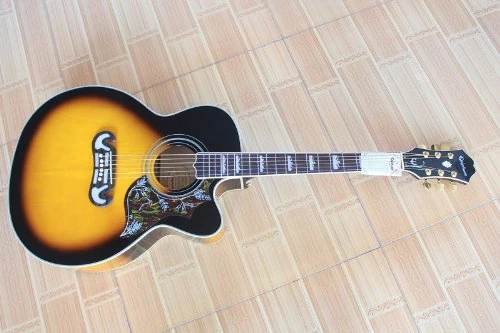 Wooden guitar - Image 1