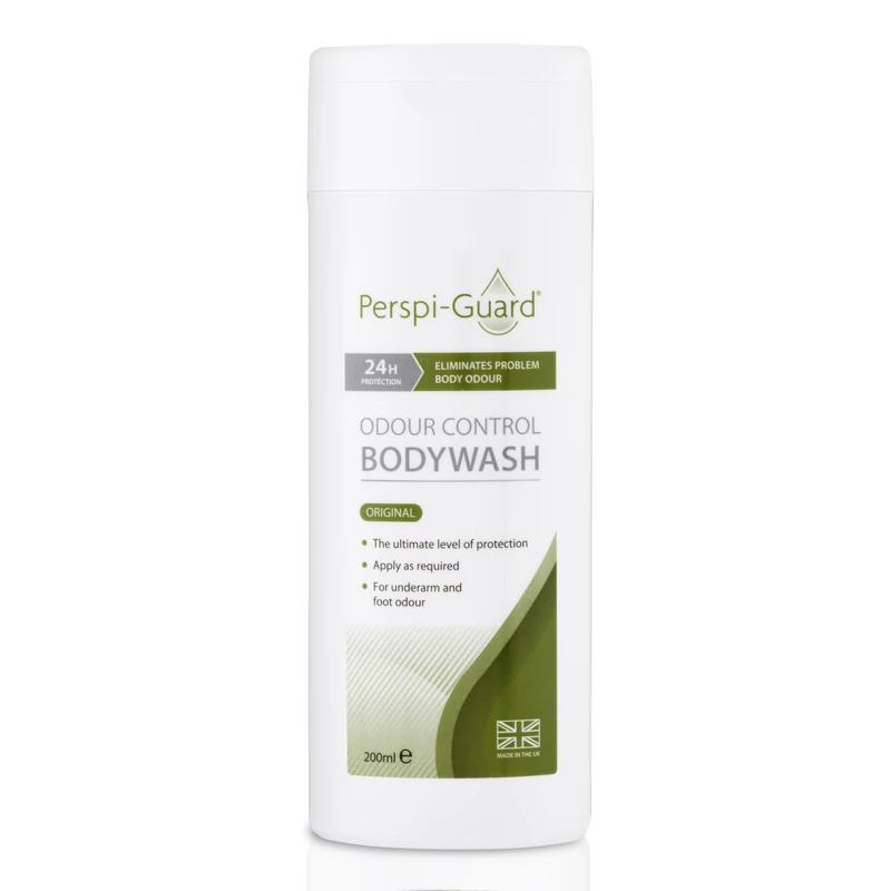 Perspi-Guard Odour Control Antibacterial Body Wash for Men & Women, Anti Bacterial Shower Gel Targets Body Odour for Long-Lasting Protection, 200 ml
