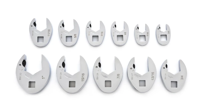 GearWrench 11 Pc. 3/8" Drive Ratcheting Crowfoot Wrench Set, SAE - 89118