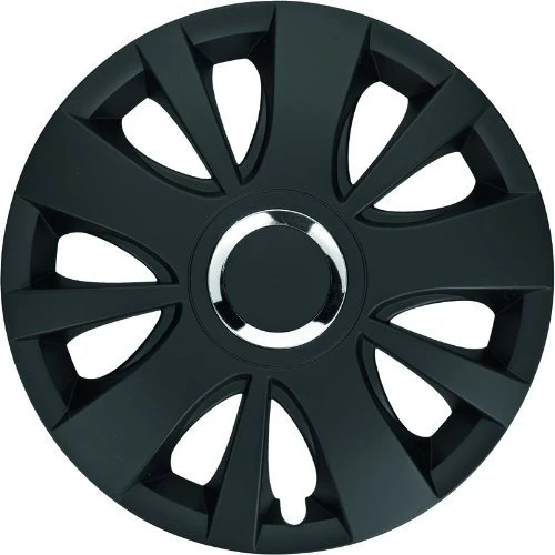 ALBRECHT automotive 09655 Car Wheel Trims Hit 15 " inches, 1 Set of 4 Units, Black