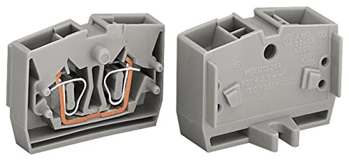 WAGO 264 326 0.08 – 2,5qmm Orange Multi-Pin Screw Terminal Block, Connector Block, Wire Connectors Block, Electric Connector - Image 1