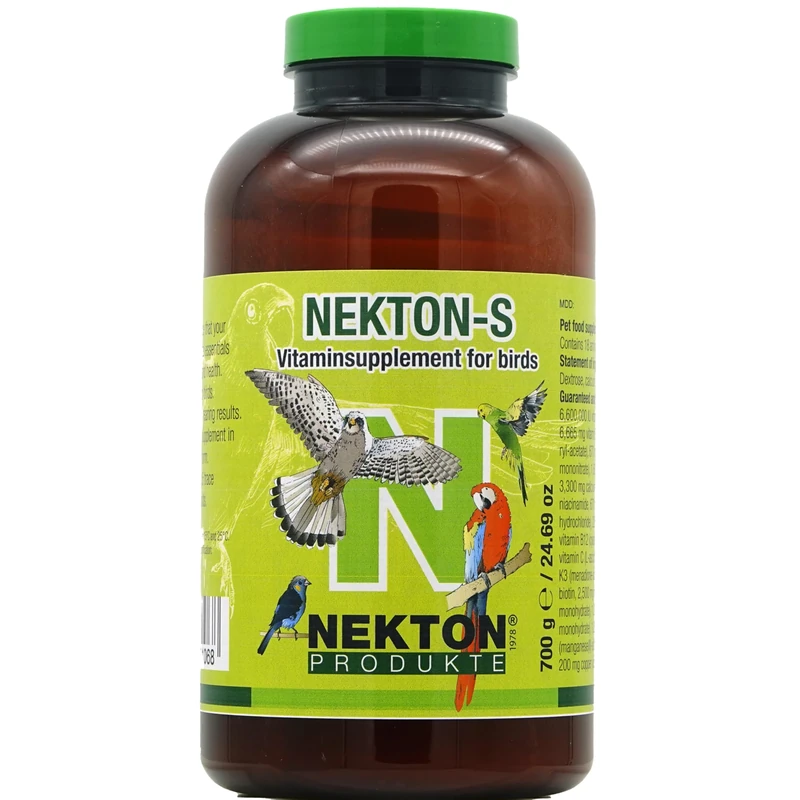 NEKTON -S Multivitamin Preparation for Birds Vitamins, Amino Acids, Minerals and Trace Elements Made in Germany (700 g)