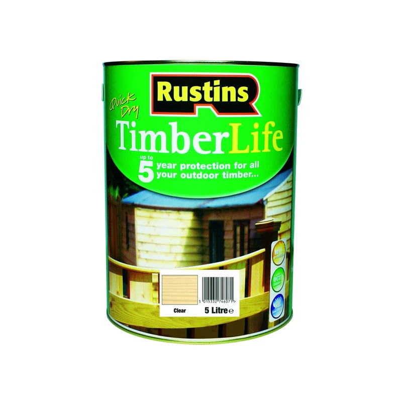 Rustins TLCL5000 Timberlife Clear, 5l