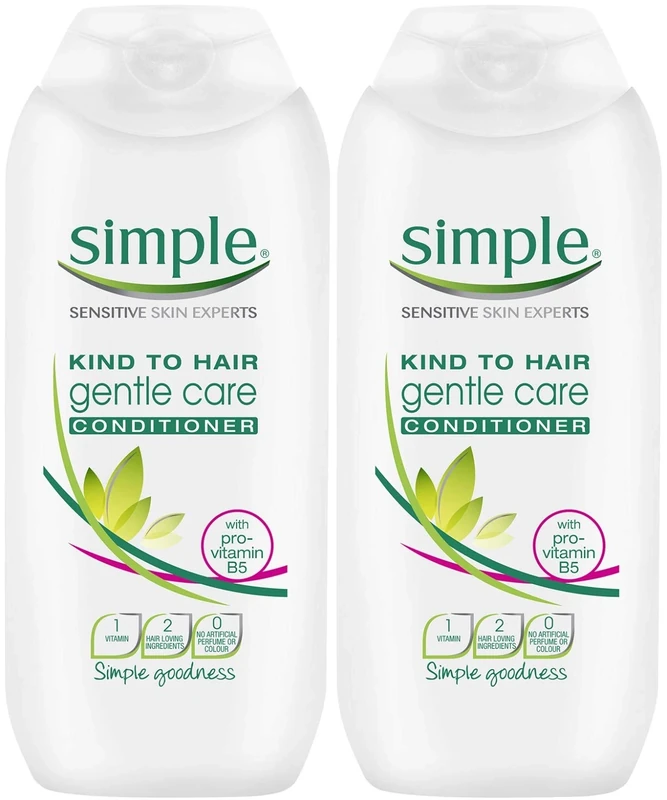 Simple Kind To Hair Gentle Care Conditioner 200Ml - Pack Of 2