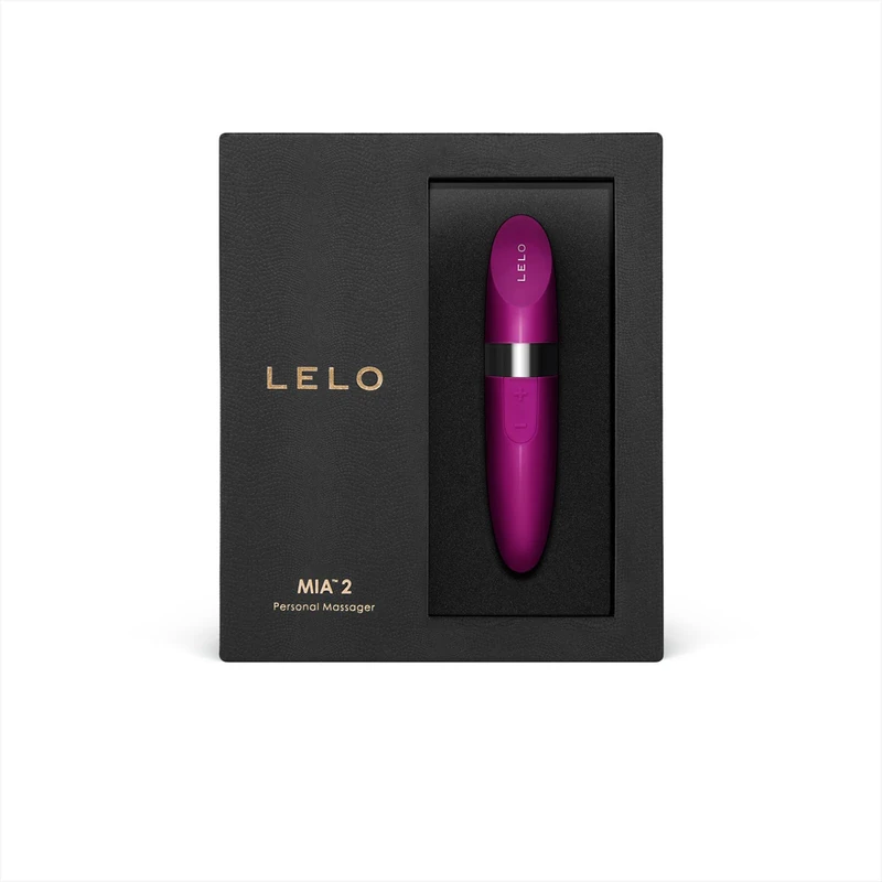 LELO MIA 2 Lipstick Vibrator for Women, USB Rechargeable, Spontaneous and Discreet for Women (Deep Rose) - Image 1