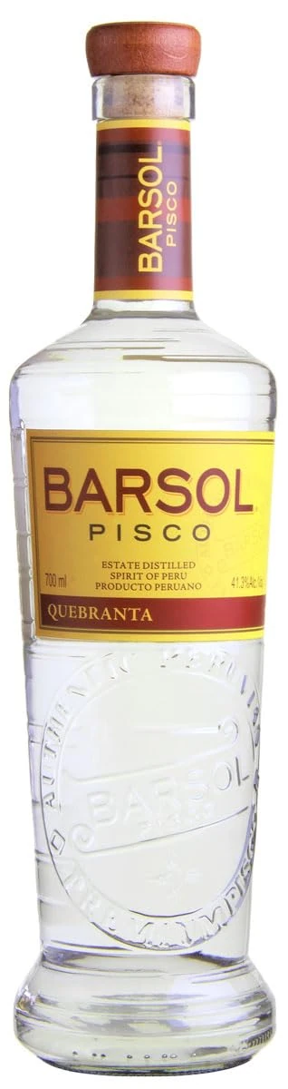 Barsol Primero Quebranta Pisco | 41.3 Percent | 70cl | Citrus Notes with a Long Elegant Finish | Ideal in a Pisco Sour