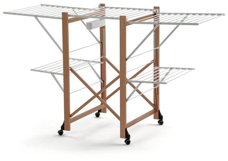 Arredamenti Italia AR_IT- 600 GABBIANO drying rack 30 meters of useful line, Finishing cherry