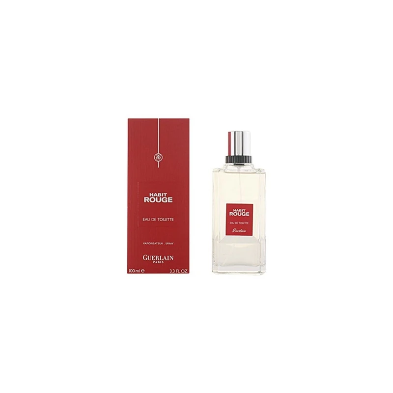 Habit Rouge by Guerlain for Men - 3.4 oz EDT Spray