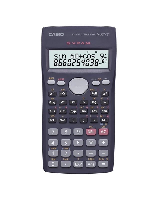 Casio FX-95MS Scientific Calculator - 244 Functions Black
