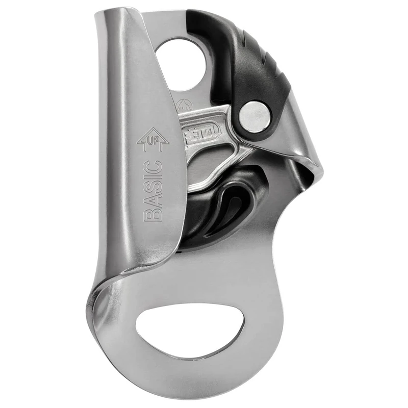 PETZL - Compact, versatile rope clamp BASIC - Grey, Compatible with 8 to 11 mm ropes