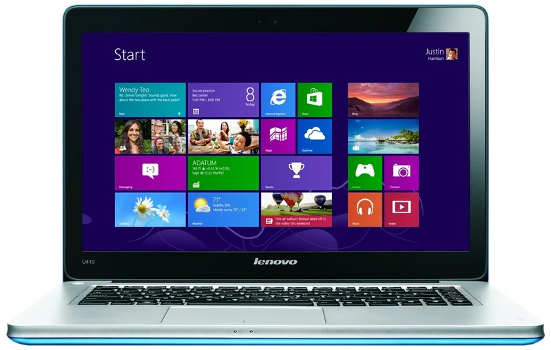 Lenovo Ideapad U410 14-inch Ultrabook - (Intel Core i3 3217U 1.8GHz Processor, 4GB RAM, 500GB HDD + 24 GB SSD, Windows 8) (Saphire Blue)