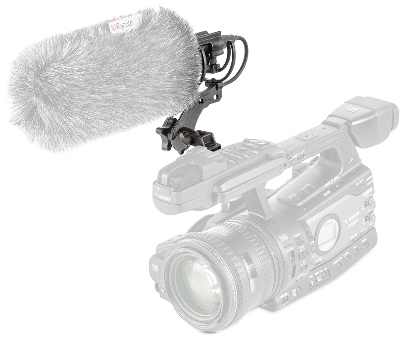 Rycote 037324 Universal Microphone Shock Mount and Mic Holder for Sony/Canon/Panasonic And JVC Camcorders & Cameras - Image 1
