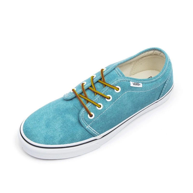 Vans Unisex-Adult 106 Vulcanized Canvas Tile Blue/True White Trainer VR2I7Y2 4 UK