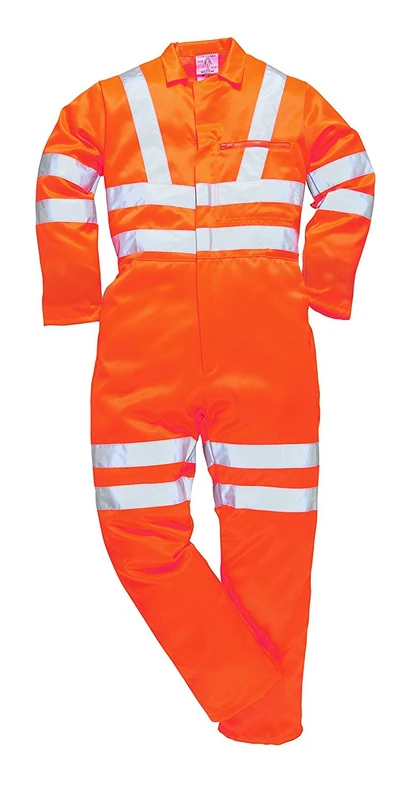 Portwest Hi-Vis Poly-cotton Jacket RIS, Color: Orange, Size: M, RT40ORRM