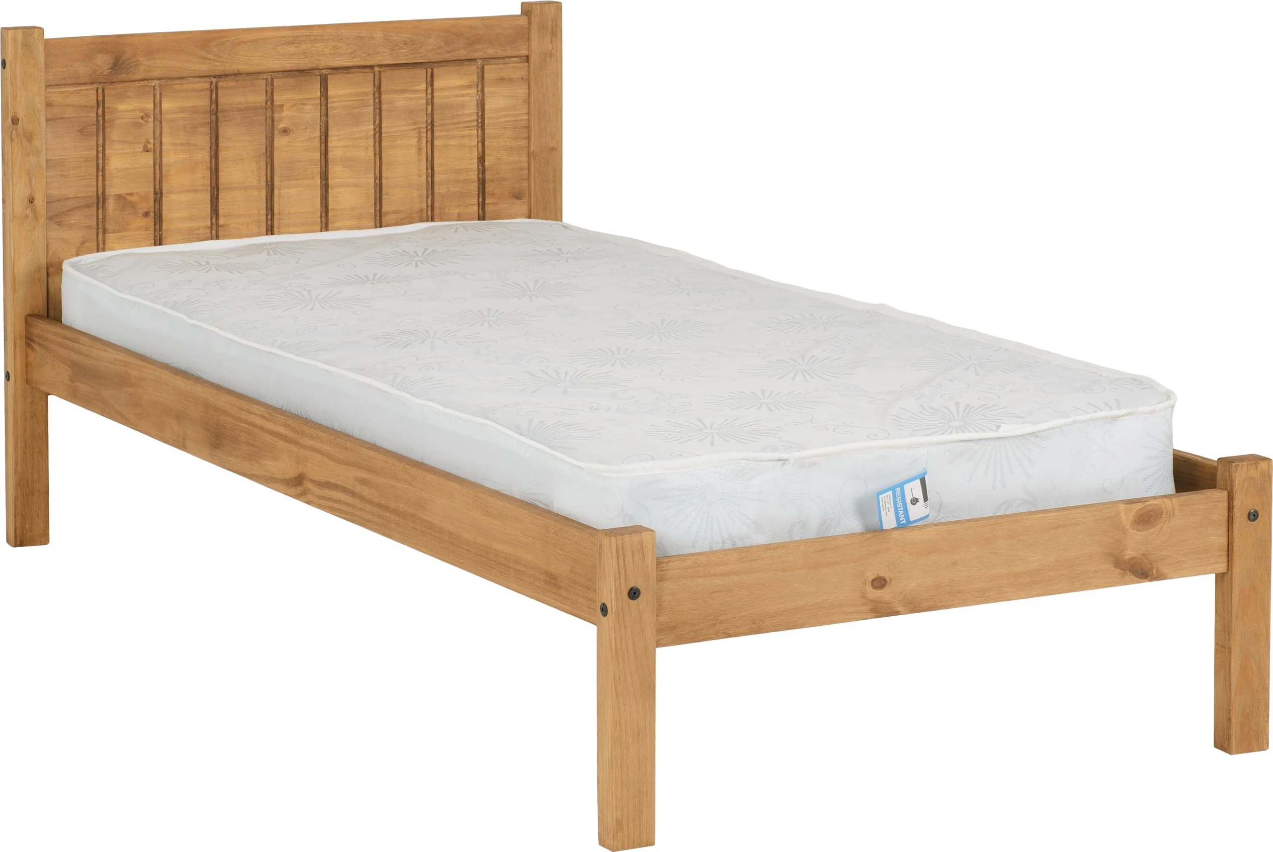 Seconique Maya 3' Single Bed in Distressed Waxed Pine