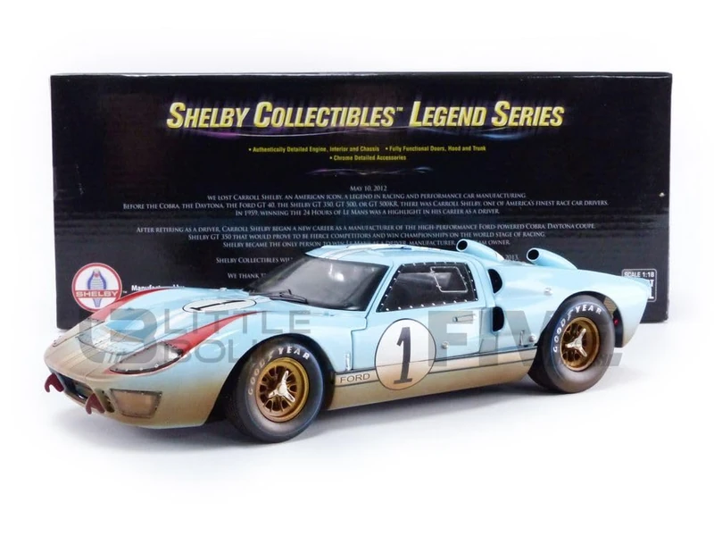 SHELBY COLLECTIBLES 1:18 Ford GT40 MK II 1966#1 After Race +Gulf+