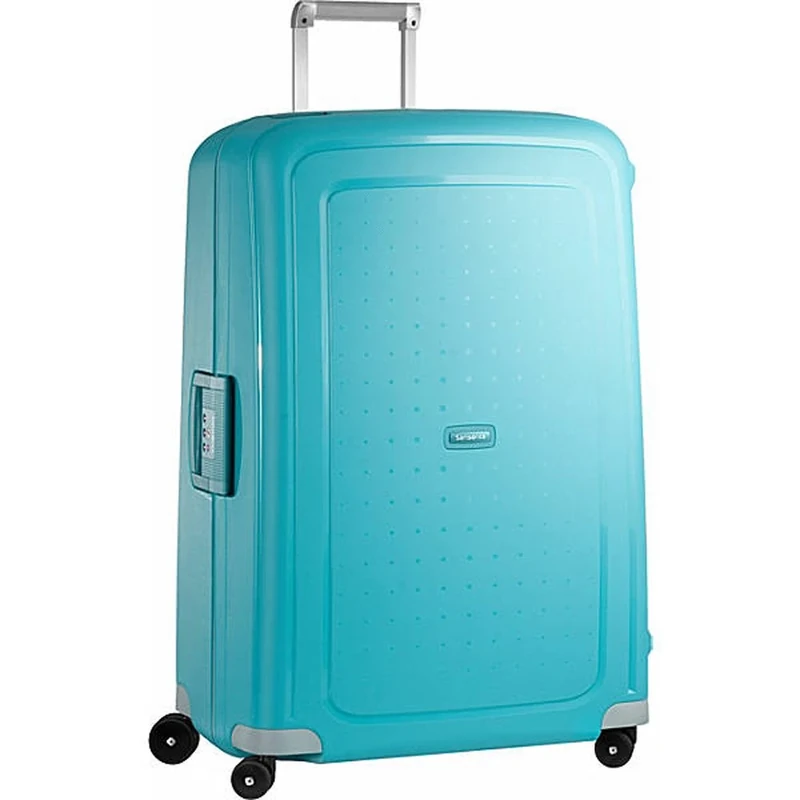 Samsonite S'Cure - Spinner S, Hand Luggage, 55 cm, 34 L, Blue (Aqua Blue)