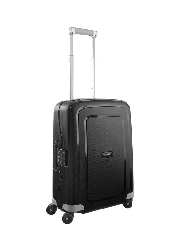 Samsonite S'Cure - Spinner S, Hand Luggage, S (55 cm), 34 L, Black (Black)