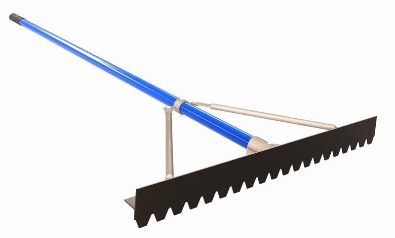 Bon 22-987 Asphalt Lute Rake - Aluminum 30-inch - 6 Foot Aluminum Handle