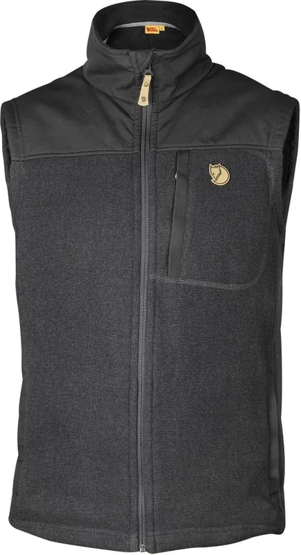 Fjallraven Men's Buck Fleece Vest M Sweatshirt, Grey, S UK