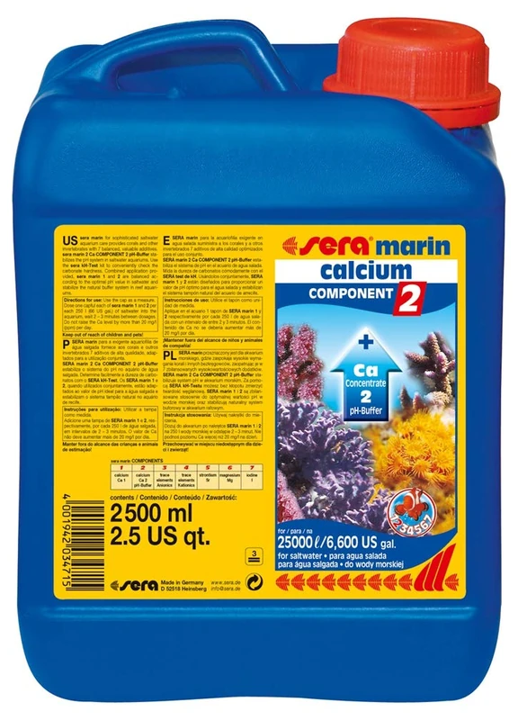 sera Marin Component 2 Calcium Ph-Buffer Test Kit, 2500 ml
