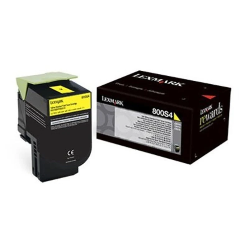 Lexmark 800S4 Yellow Standard Yield Toner