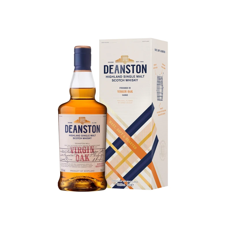 Deanston Virgin Oak Single Malt Scotch Whisky - 46.3% 70cl Highland