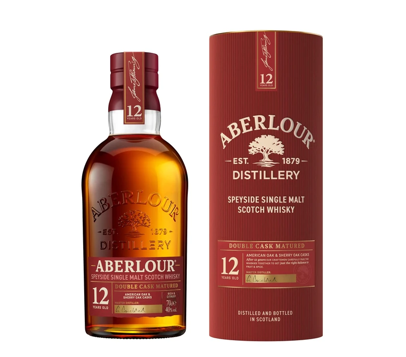 Aberlour 12 Year Old Single Malt Scotch Whisky With Giftbox, 70 cl
