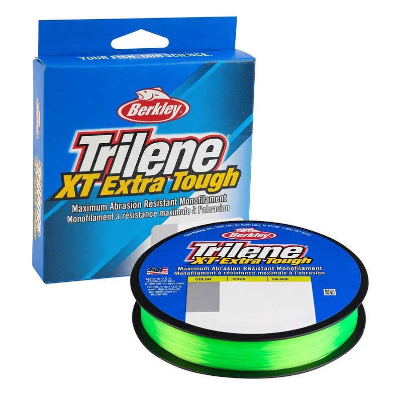 BERKLEY Trilene XT Filler 0.016-Inch Diameter Fishing Line, 330-Yard Spool, Solar