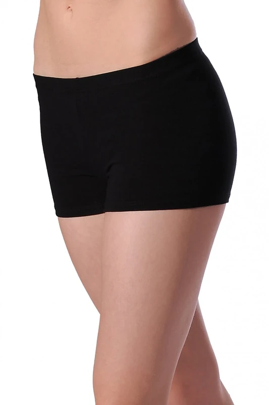 Roch Valley Girls Cthip Cotton/lycra Hipster Style Shorts, Black, 7-8 Years EU