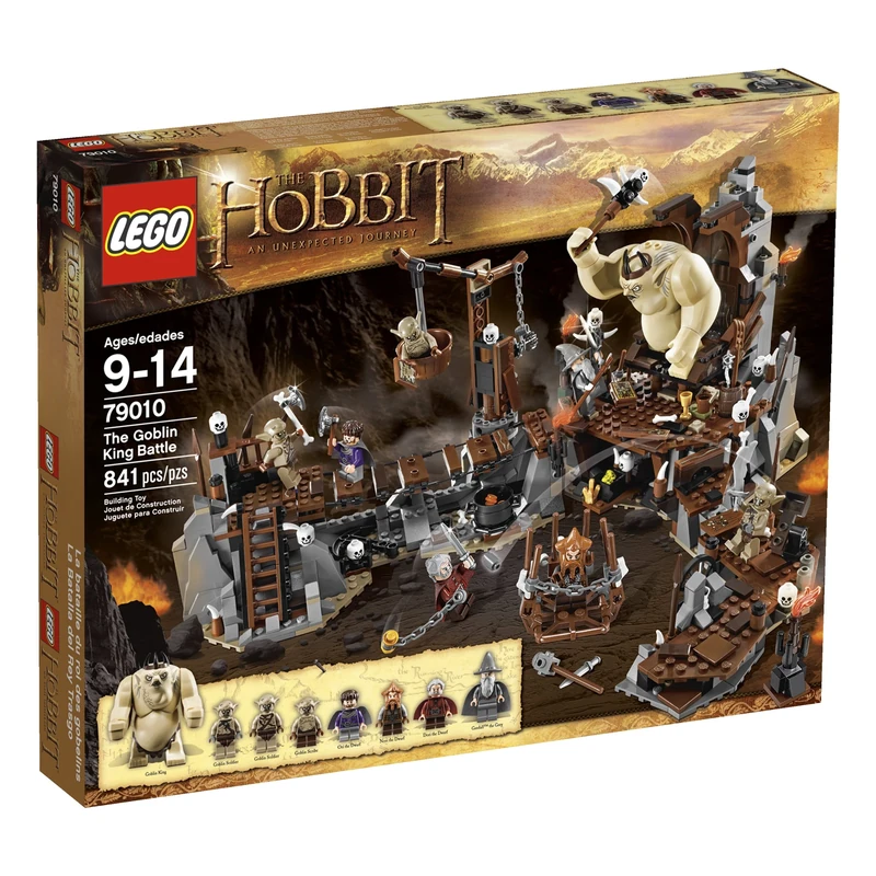 LEGO The Hobbit Goblin King Battle Boy/Girl 841pcs Building Set - Building Sets (Multicolor, 9 Year(s), 841 Piece(s), Movie, Boy/Girl, 14 Year(s))