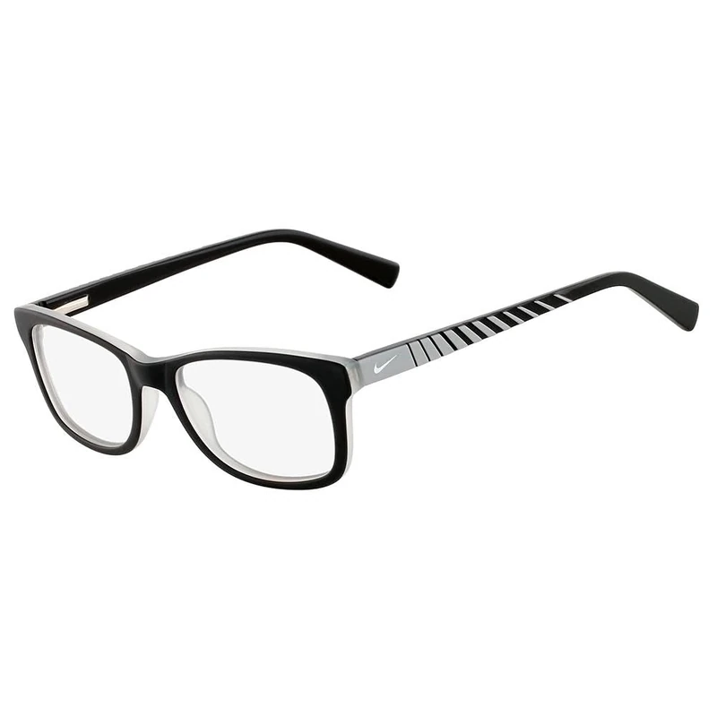 Nike 5509 15339 018 satin black grey Eyewear Unisex Acetate, Standard, 17