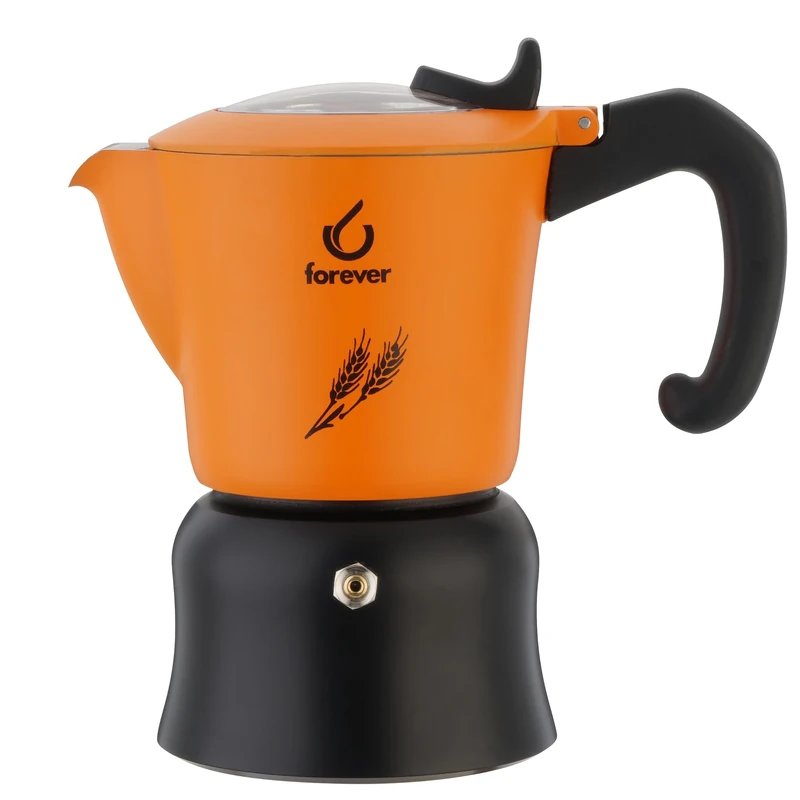 KAUFGUT 121581 Miss Orzi Aluminio 2 Cups Coffe Maker 400 Gram, 500 W, Multi