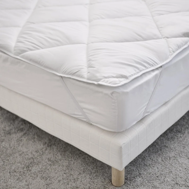 Bleu Câlin Microfibre Fitted Sheet – White, White, 160 x 200 cm