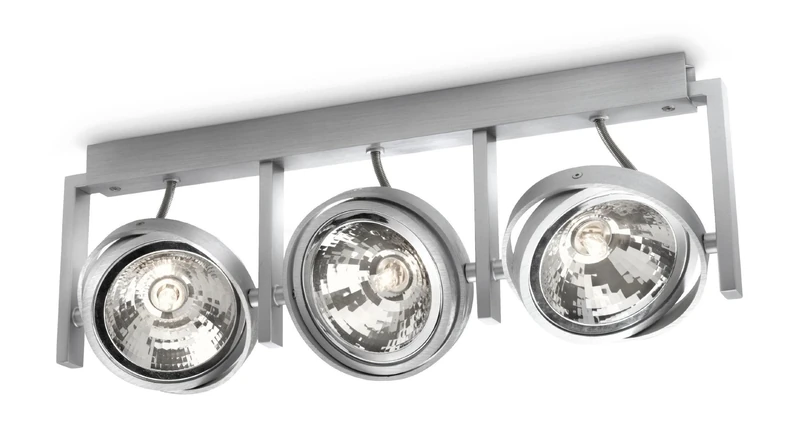 PHILIPS myLiving 530634816 Surface-Mounted Spotlight Includes 3x 42 W Light Bulbs - Image 1
