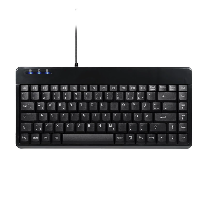 Perixx USB-Tastatur PERIBOARD-409DEH black USB-Anschluss