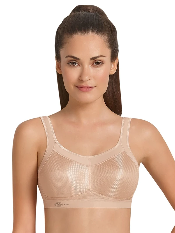 Anita Women's Non-Wired Seamless Sports Bra 5529 Desert 32 H