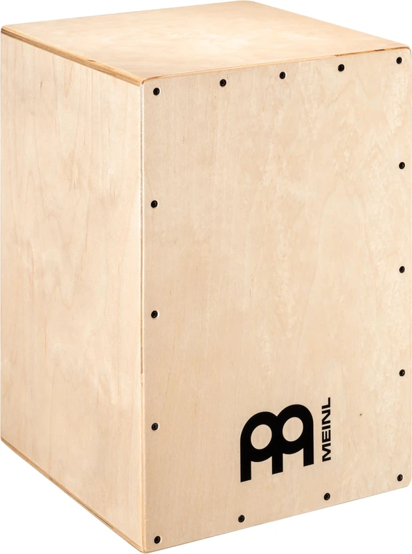 Meinl Percussion Headliner Cajon Instrument - Compact Drum Box with Snare and Bass Sound - Playing Surface Baltic Birch (HCAJ100NT)