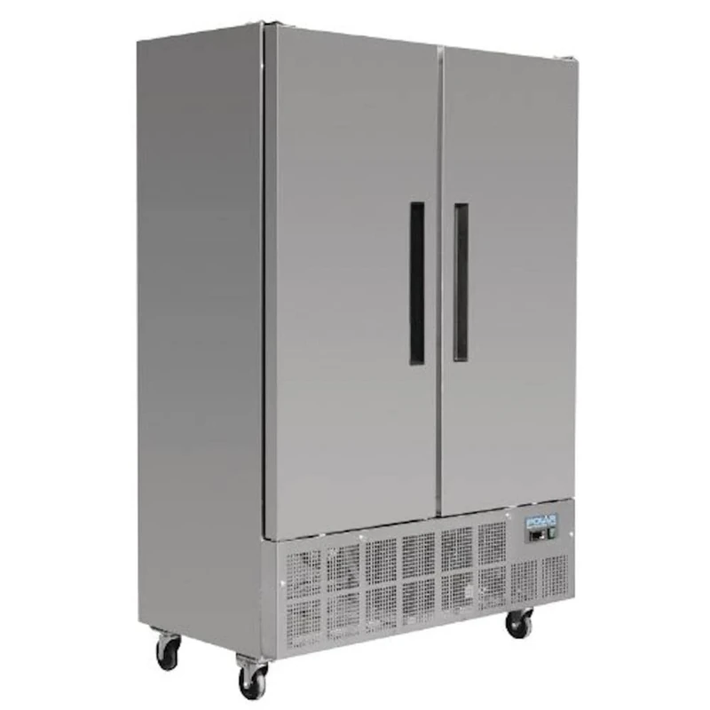 Polar 2 Door Slimline Commercial Freezer 960 Litre Restaurant Catering