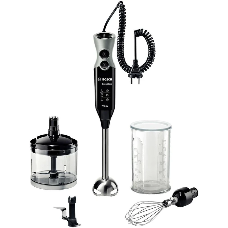 Bosch MSM67170 Hand Blender Set, 750 W, White/Grey