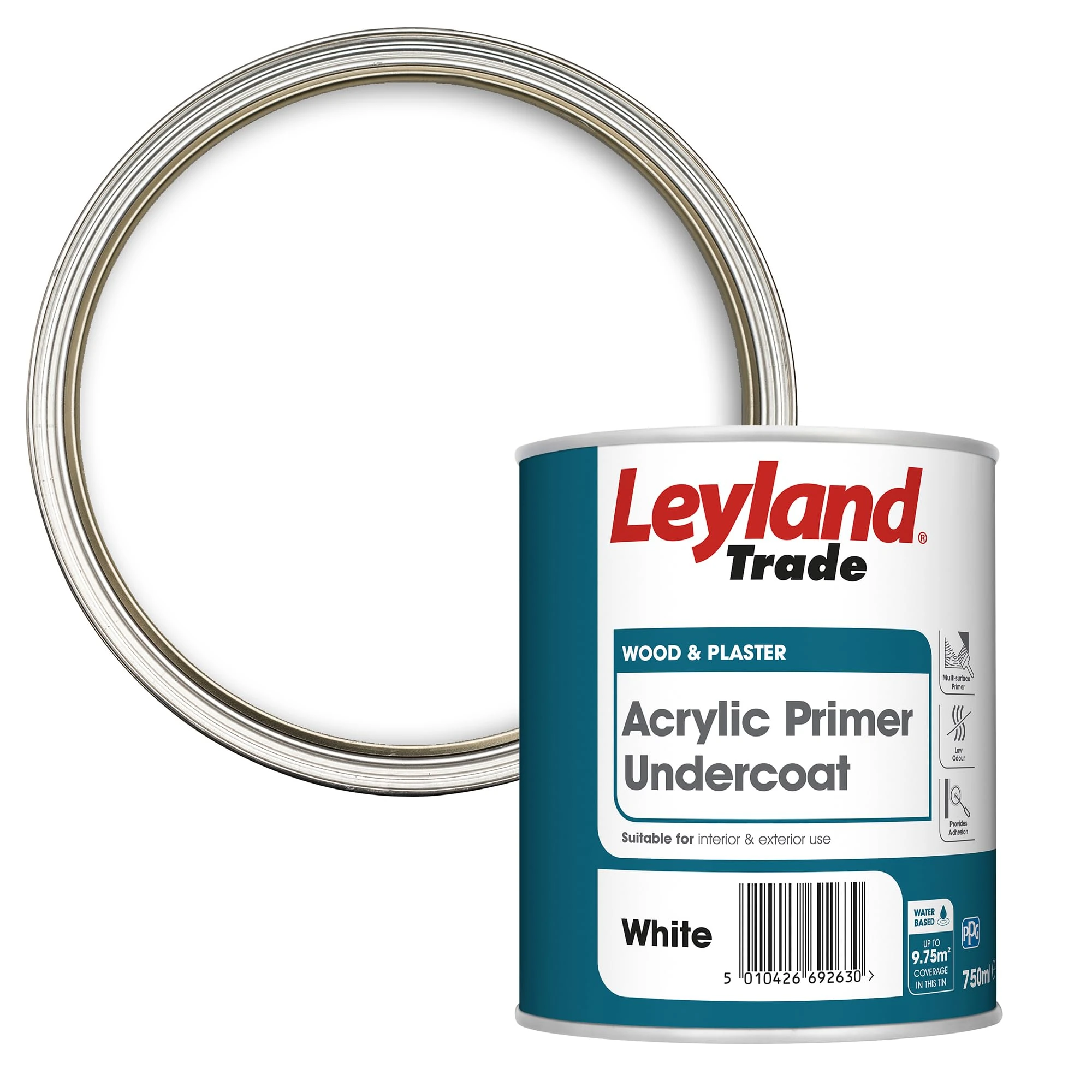 Leyland Trade Acrylic Primer Undercoat - White 2.5L