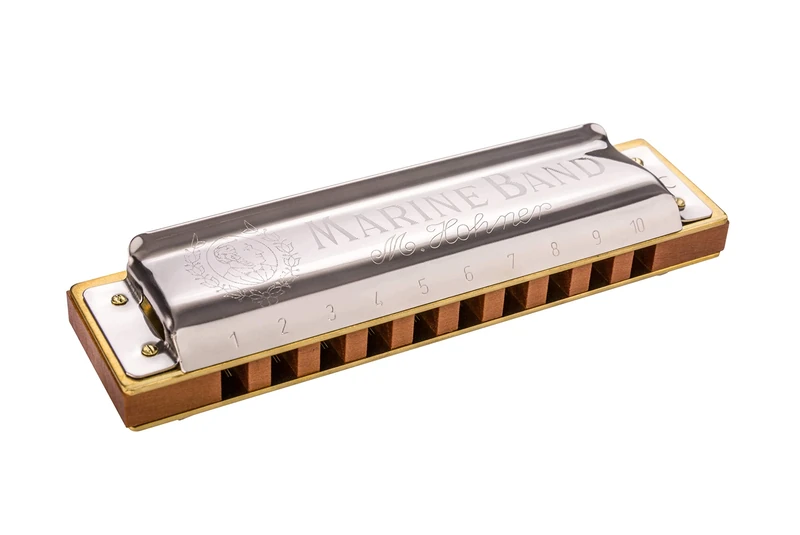 HOHNER 1896BX Marine Band Harmonica, Key of F Minor (1896BX-MF)