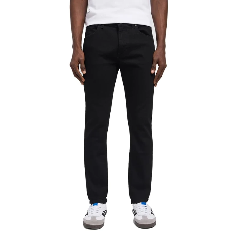 Lee Mens Luke Jeans, Black Clean Black, 30W / 32L UK