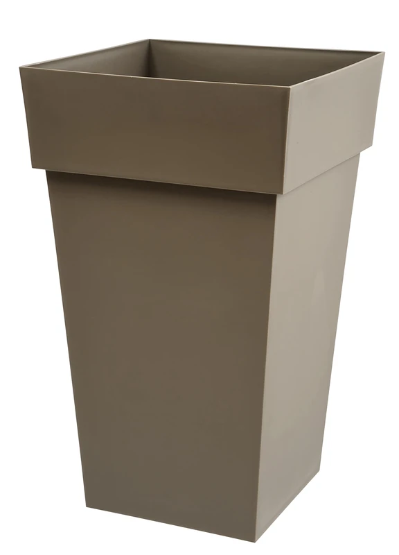 EDA Plastiques Tuscan Square Pot CM-62L 39 x 39 x 65 cm