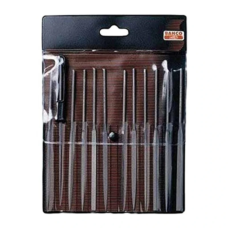 Bahco 2-472-14-0-0 Cut 0 Needle File, Multi-Color