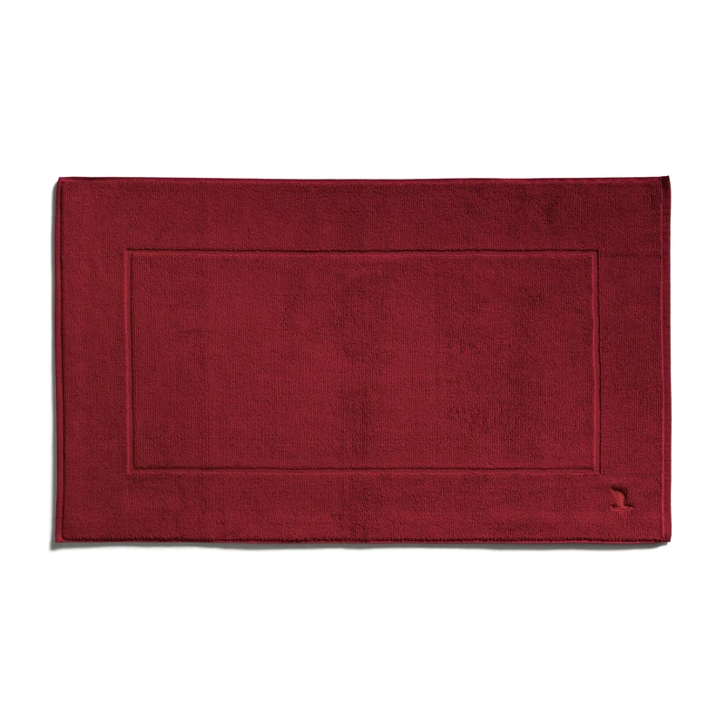 Möve Superwuschel bath mat 60 x 100 cm made of 100% cotton, ruby